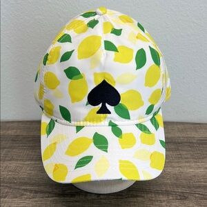 Kate Spade ♠️ | Cream Lemon Toss Baseball Hat 🍋